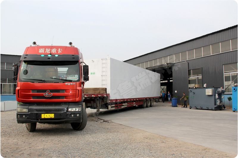 地埋式污水處理車(chē)間產(chǎn)品出庫(kù)